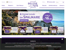 Tablet Screenshot of deliziedellefate.com